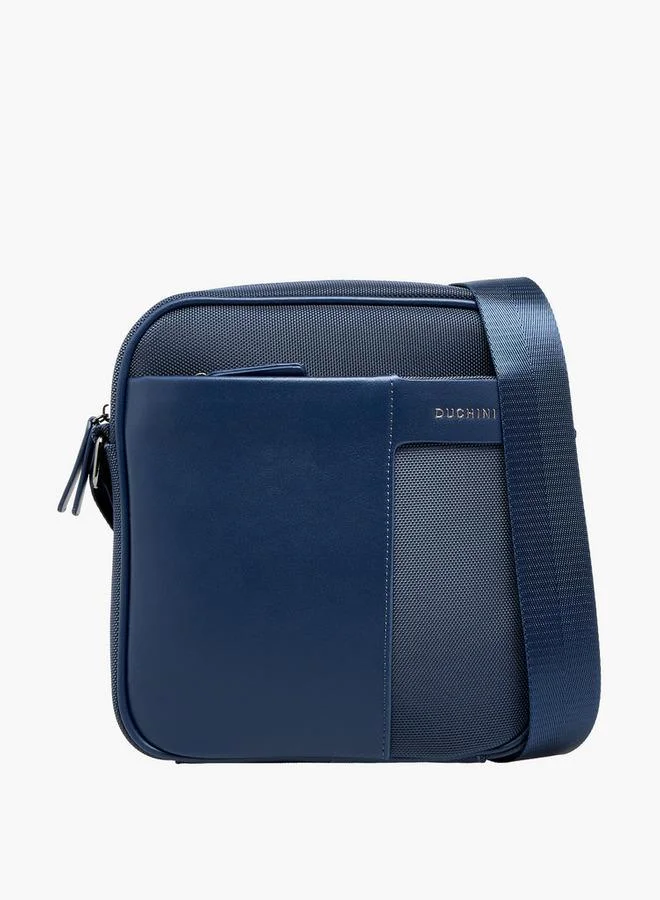 DUCHINI Men Textured Crossbody Bag